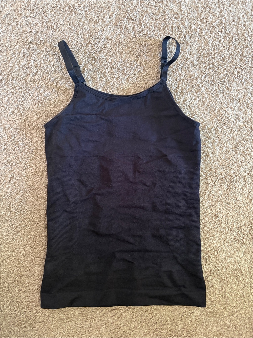 Shapermint Black Adjustable-Strap Slimming Cami